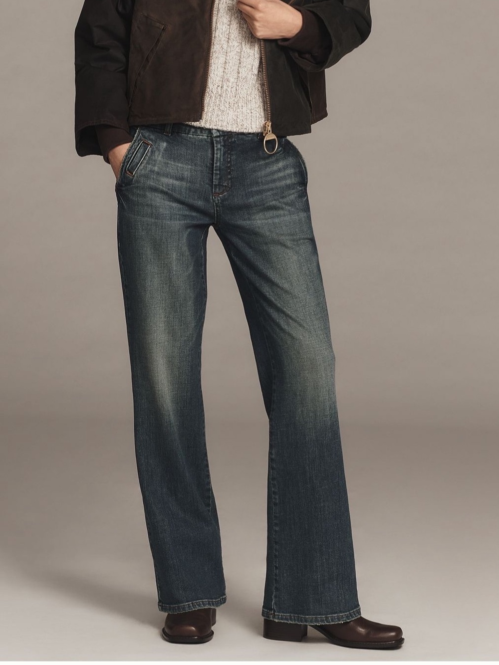 NWT -  Le Brun Low-Rise Bootcut Jeans